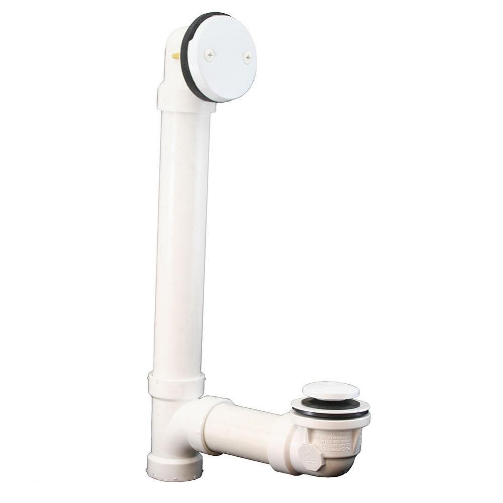 Polar White Standard Two-Hole Schedule 40 Toe Touch Full Kit