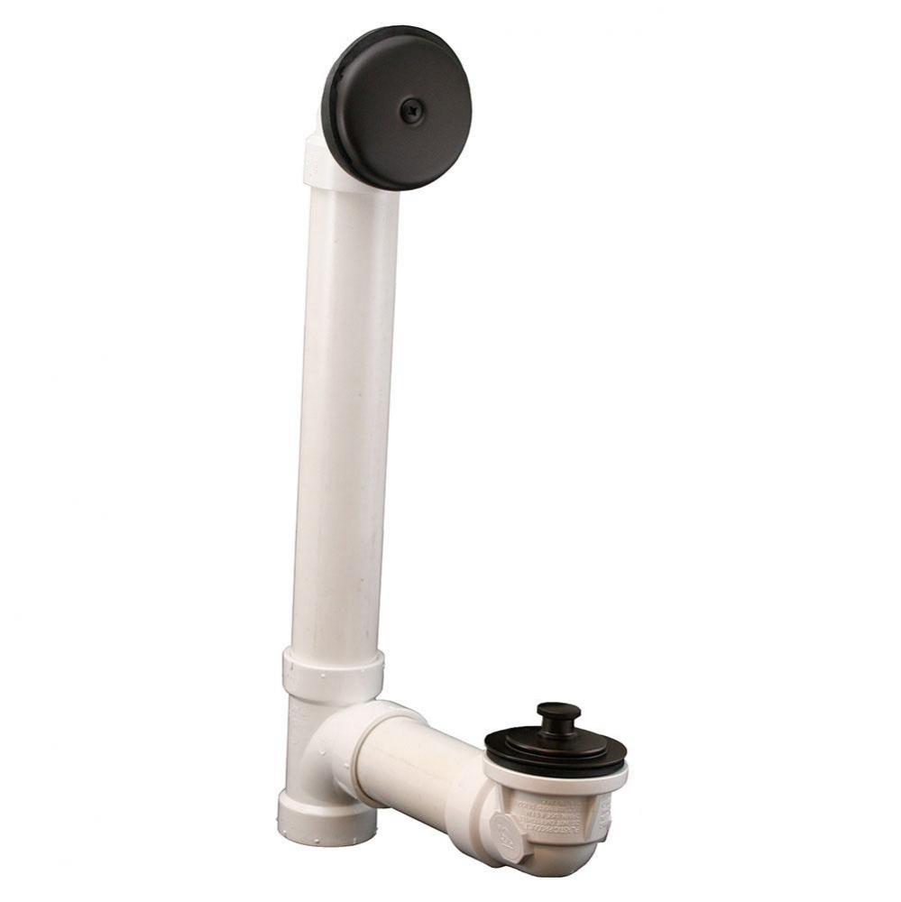 Oil Rubbed Bronze Standard One-Hole Schedule 40 Friction Lift Full Kit