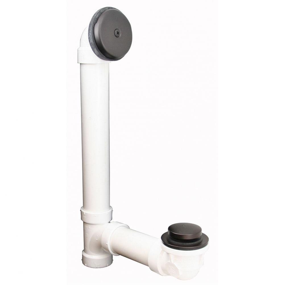 Oil Rubbed Bronze Standard One-Hole Schedule 40 Toe Touch Full Kit