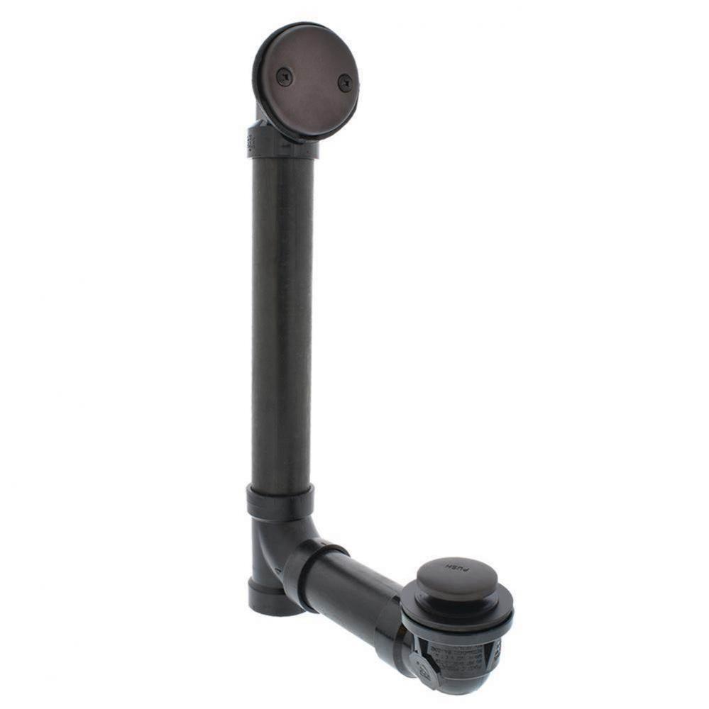 Oil Rubbed Bronze ABS Standard Two-Hole Schedule 40 Toe Touch Full Kit