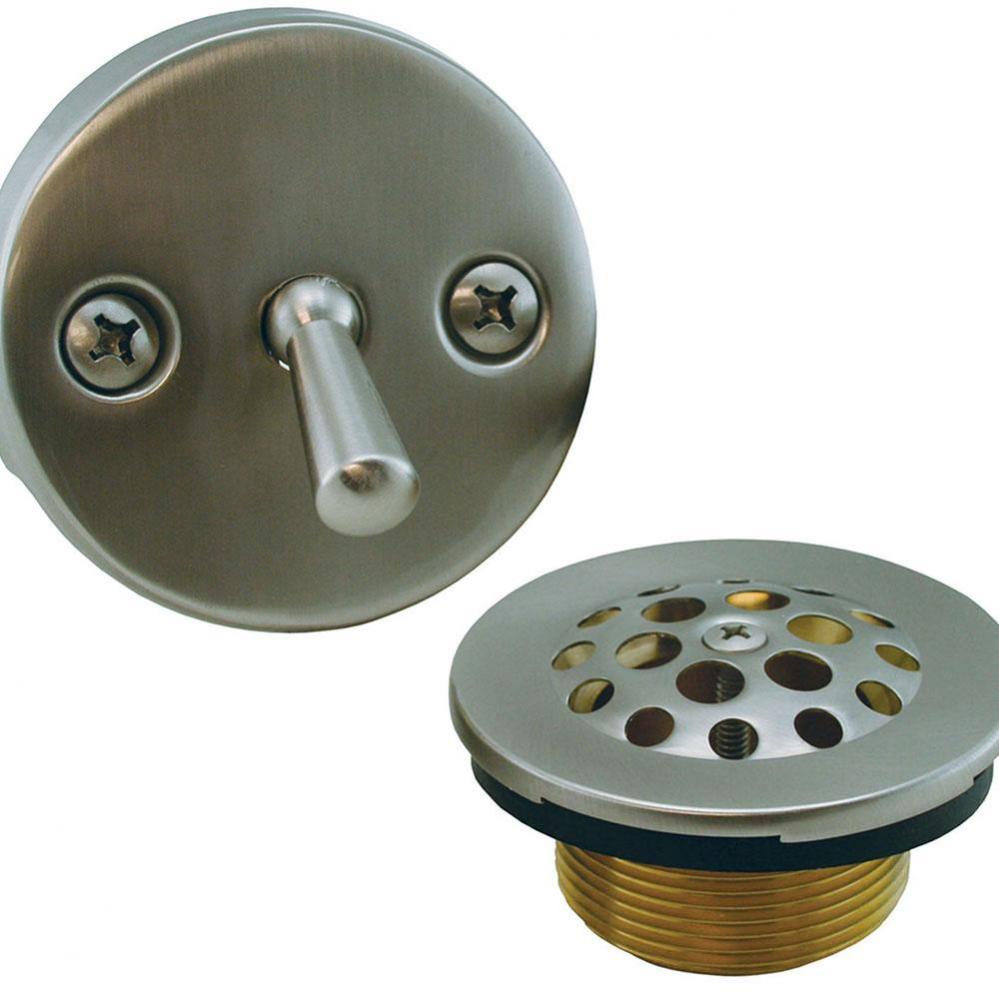 Brushed Nickel Two-Hole Trip Lever Conversion Kit