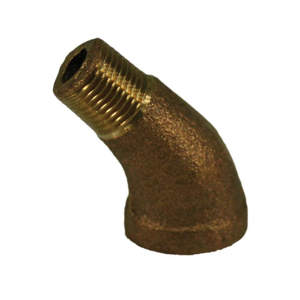 1-1/4 BRONZE 45 STREET ELBOW LEAD FREE