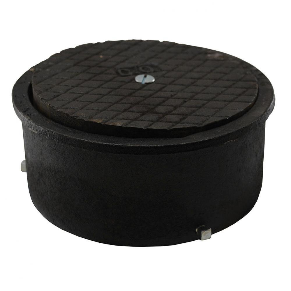 2'' and 3'' Adjustable Access Cover with 5-1/4'' Cast Iron Cover wit