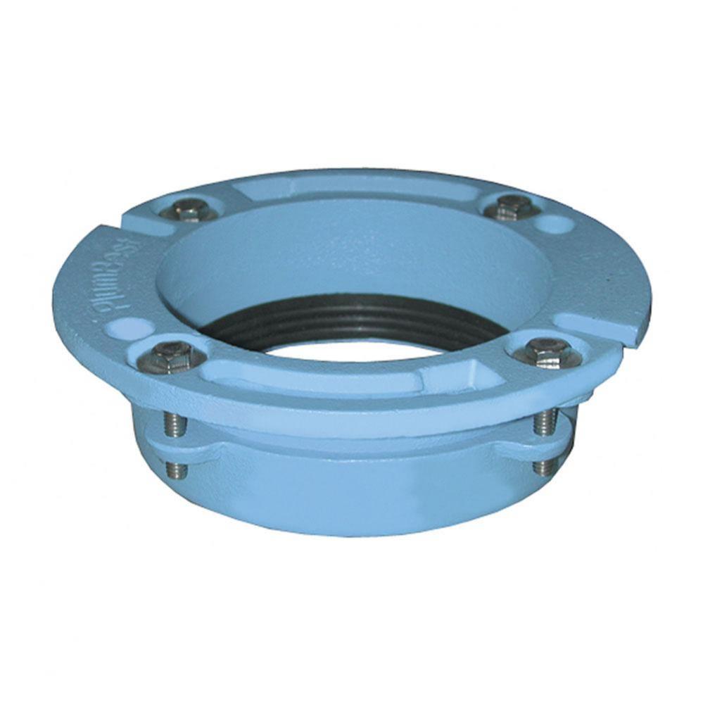 Code Blue No Caulk Closet Flange 4'' pipe x 2'' depth