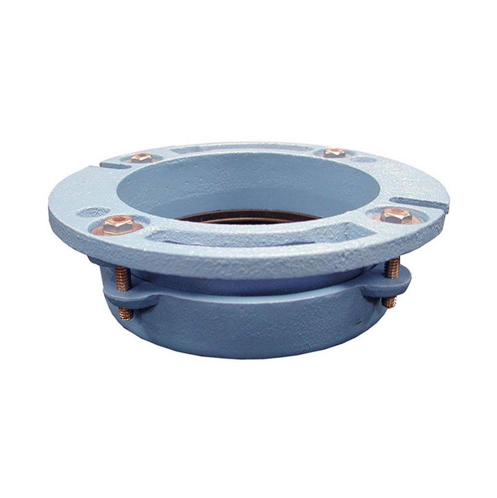 Code Blue No Caulk Closet Flange 4'' pipe x 3'' depth