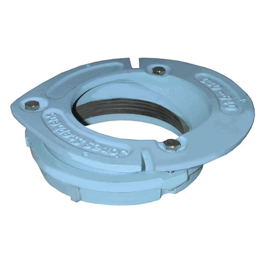 4'' No Caulk Code Blue 1'' Offset Closet Flange