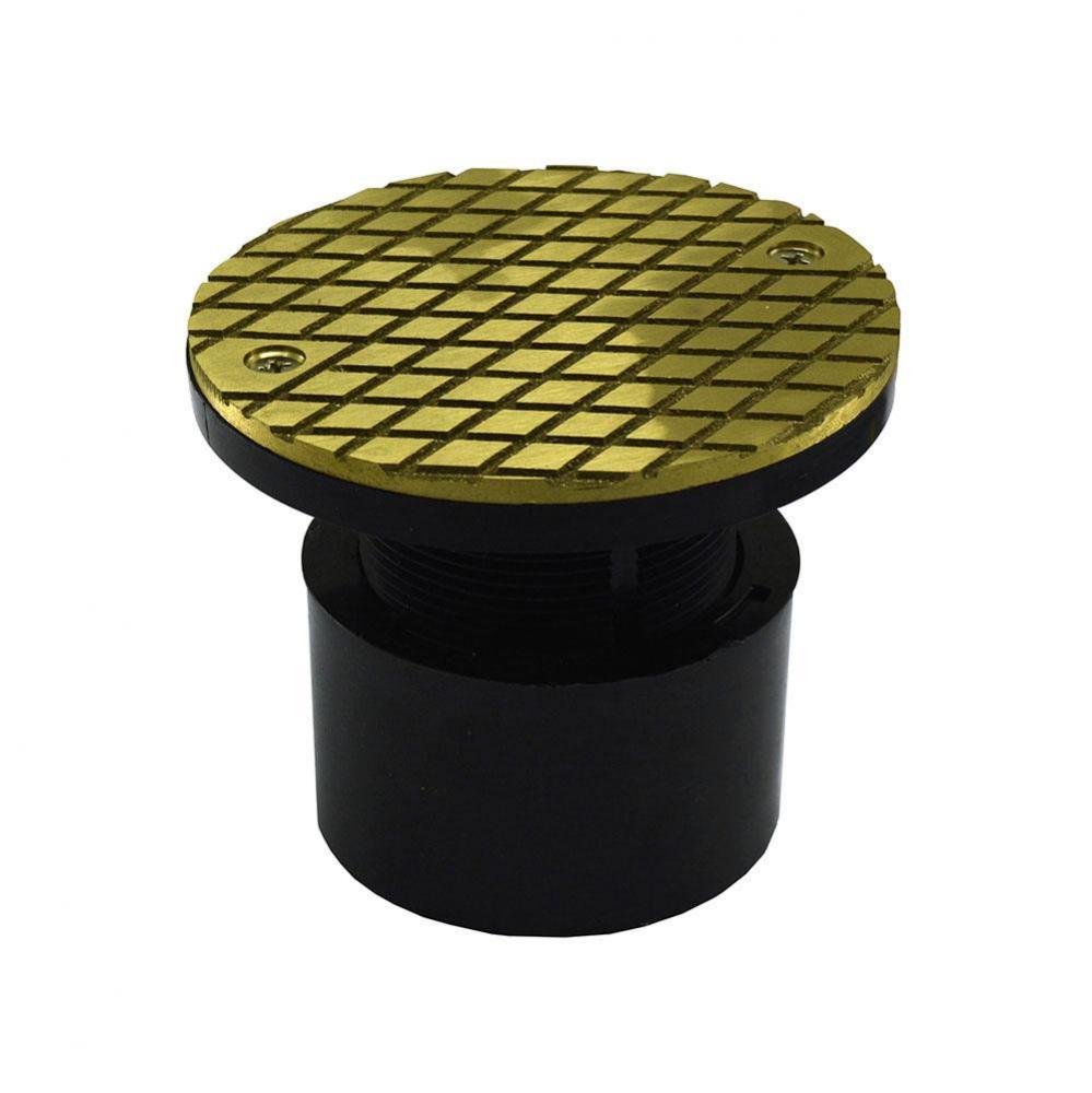 2X3 ABS CO W/4-1/4 PB COVER & PLUG