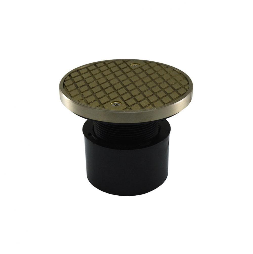 2X3 ABS CO W/4-1/4 NB COVER RING PLUG