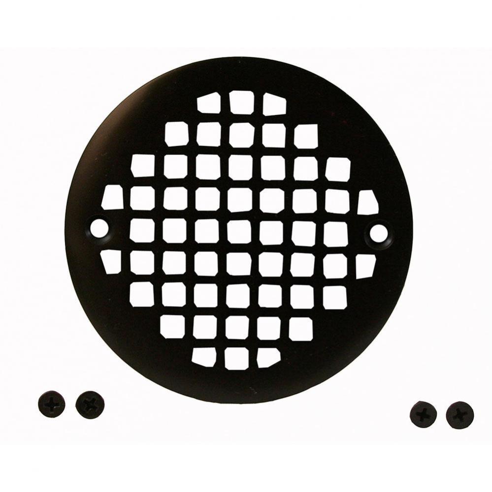 Oil Rubbed Bronze 4-1/4'' Round Cast Brass Heavy Duty Strainer