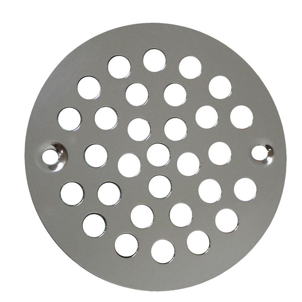 Brushed Nickel 4-1/4'' Round Stamped Strainer