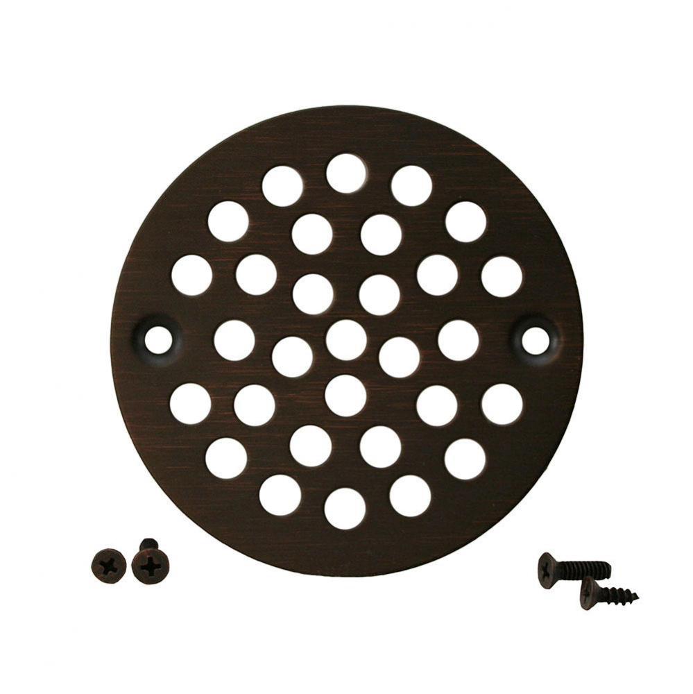 Old World Bronze 4-1/4'' Round Stamped Strainer