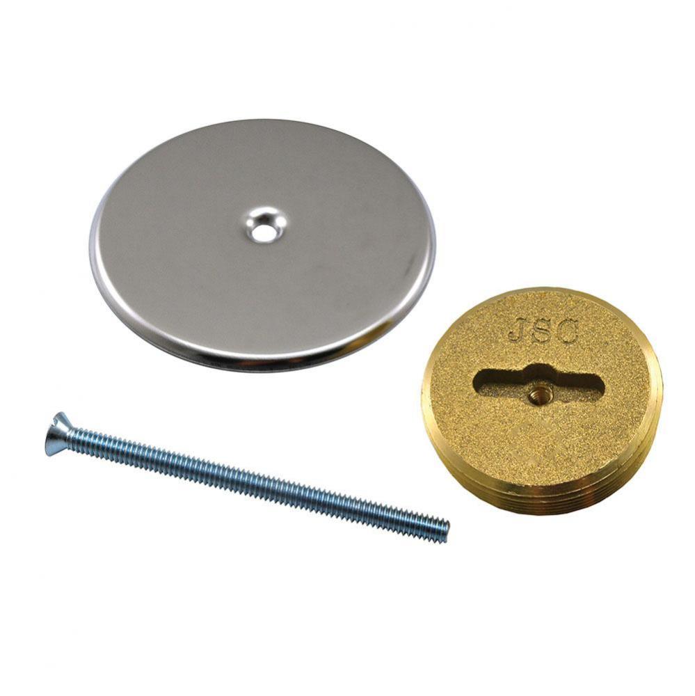 Extension Cover Set Wall Cover (24 gauge) with 3-1/2'' Slotted Plug and 7'' Co