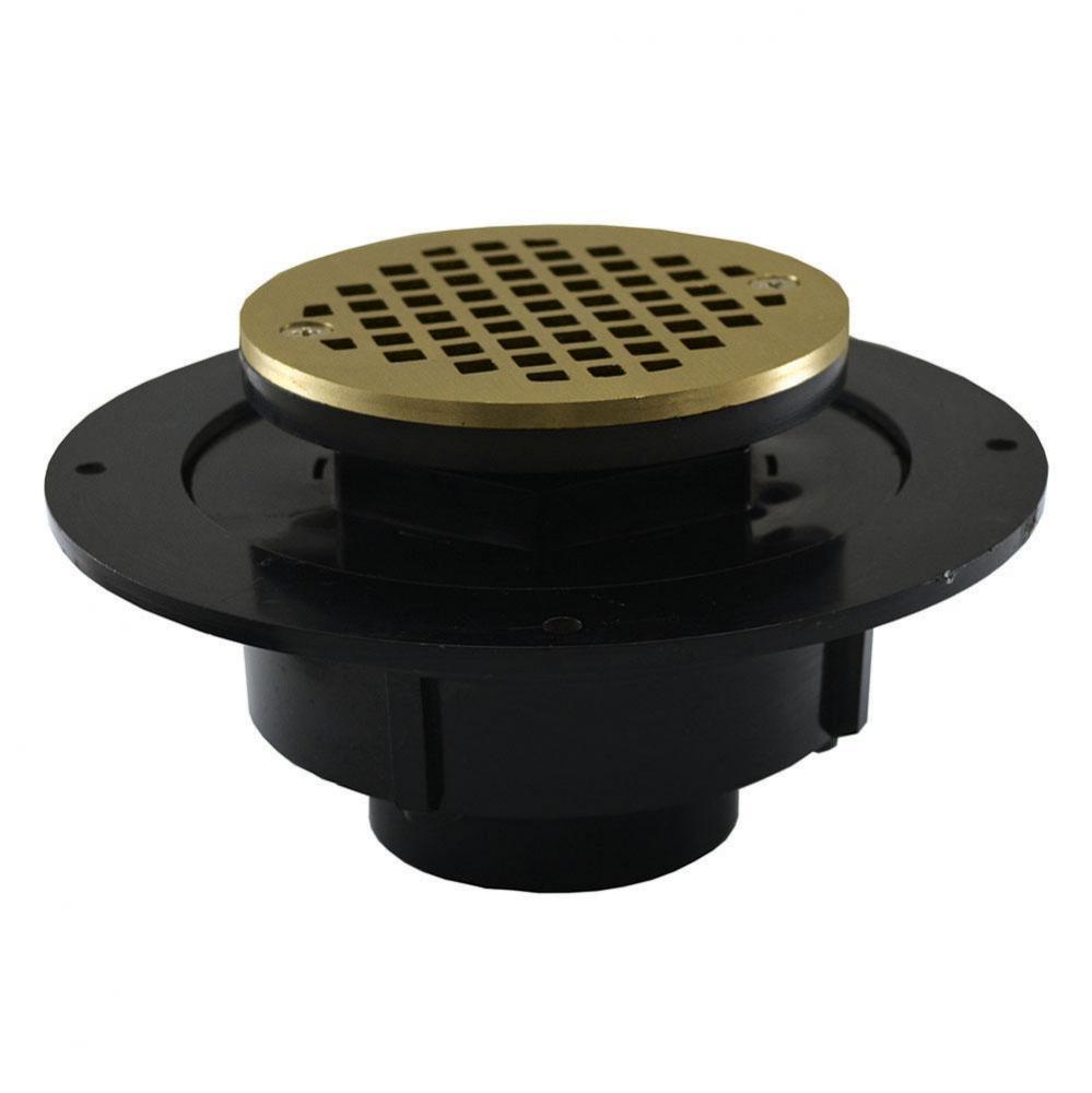 2 ABS SHW DRN SCR DN CLP RG W/PB CAST