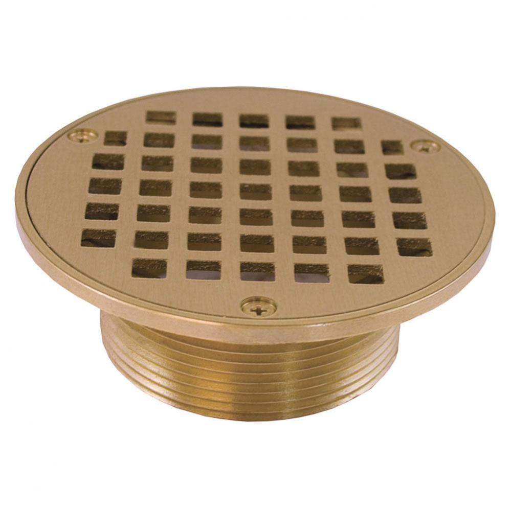3'' IPS Metal Spud with 5'' Nickel Bronze Round Strainer