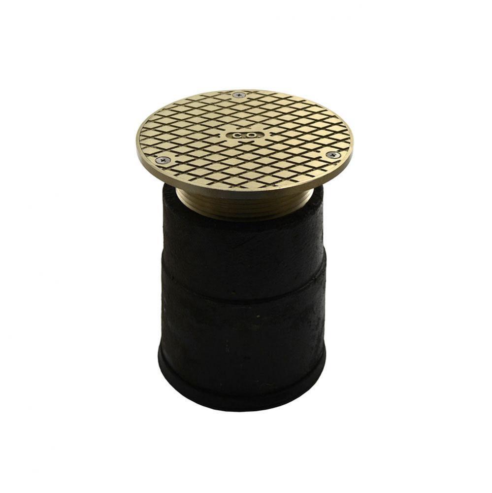 3'' Plumb Lock Adjustable Cleanout 3'' Spud with 3'' Gasket Connecti