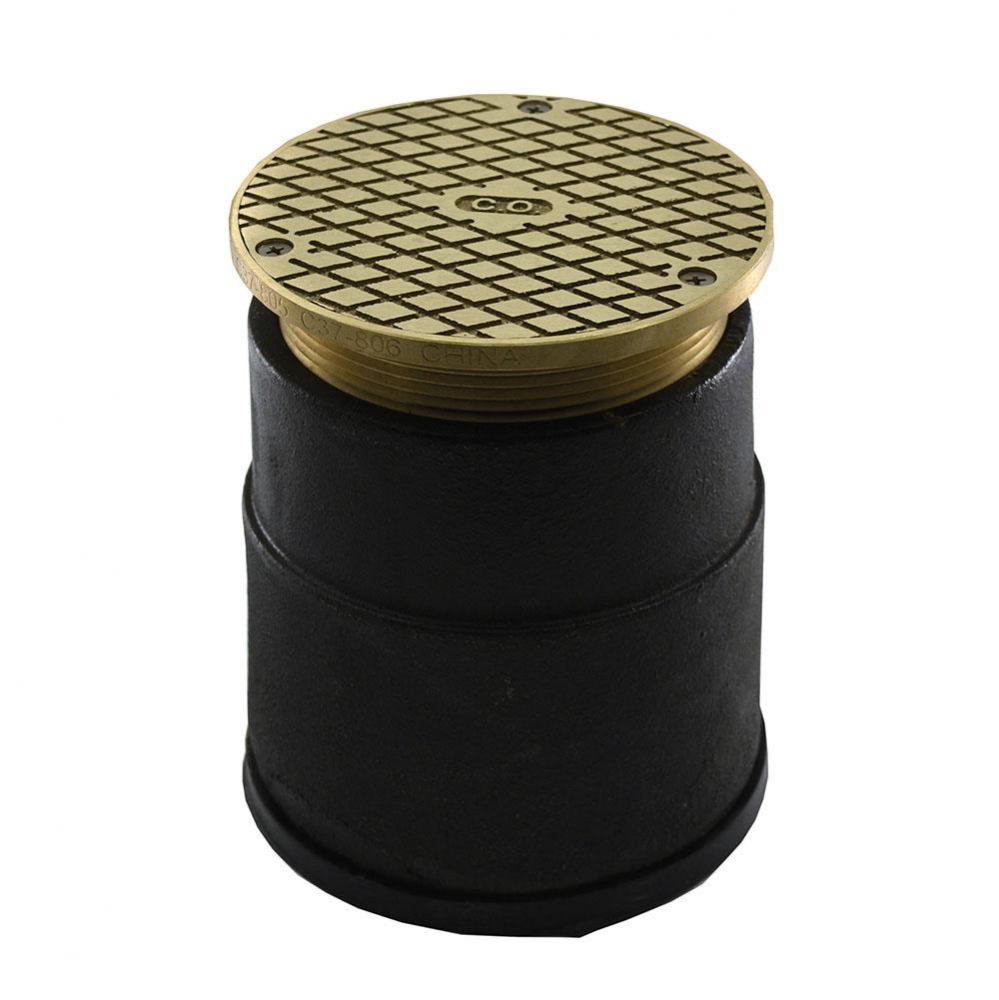 4'' Plumb Lock Adjustable Cleanout 4'' Spud with 4'' Gasket Connecti