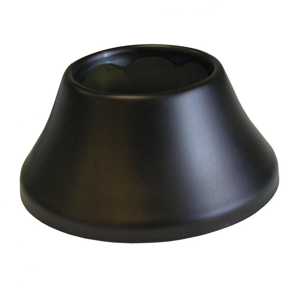 Oil Rubbed Bronze Escutcheon 1-1/2'' Tubular Bell Pattern 3'' OD
