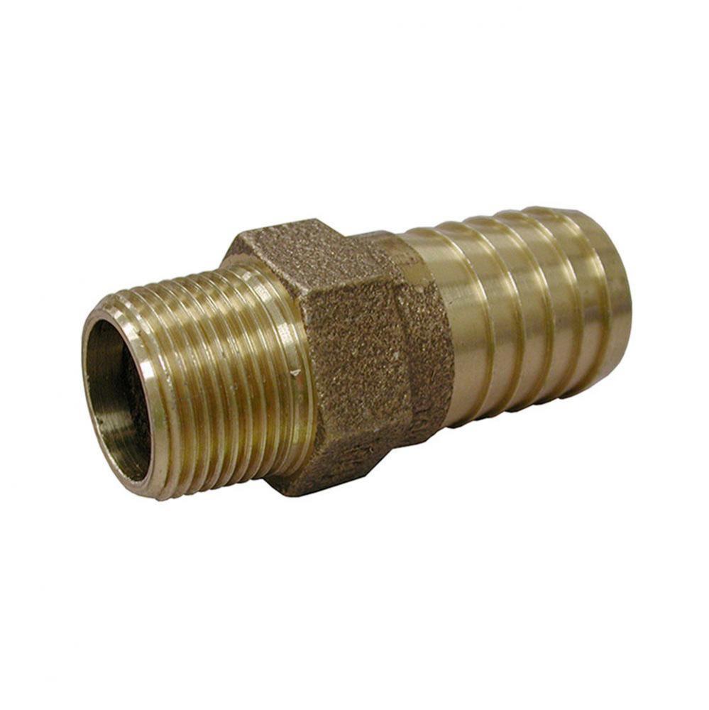 1-1/2'' Brass Male Insert Adapter, Lead Free