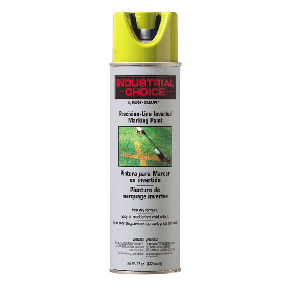 Hi Visibility Yellow Rustoleum® Industrial Choice® Construction Marking Paint, Carton of