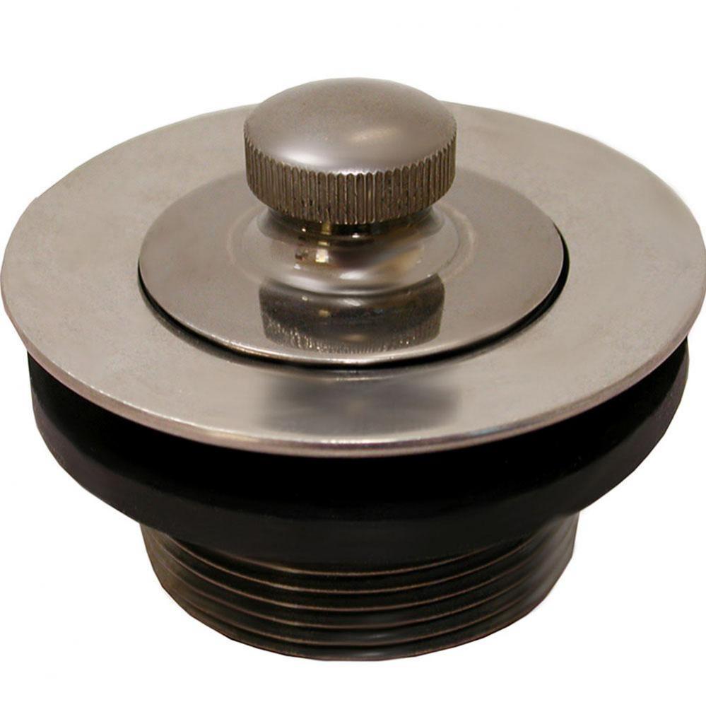 Antique Nickel Lift and Turn Tub Drain