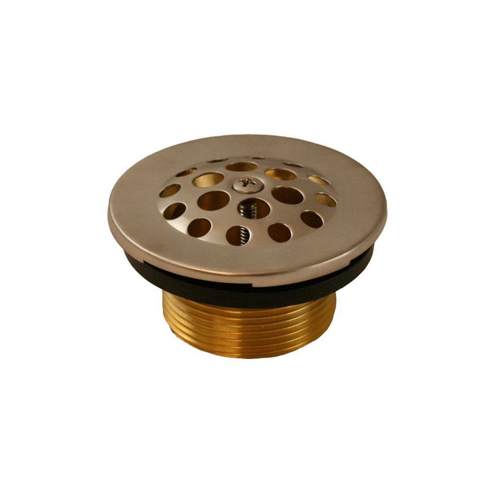 Satin Nickel Trip Lever Tub Drain