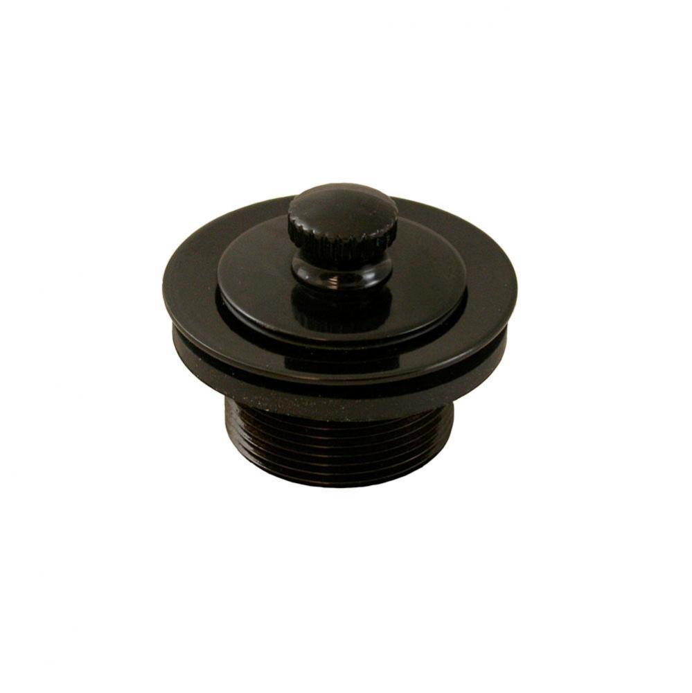 Black Friction Lift Tub Drain