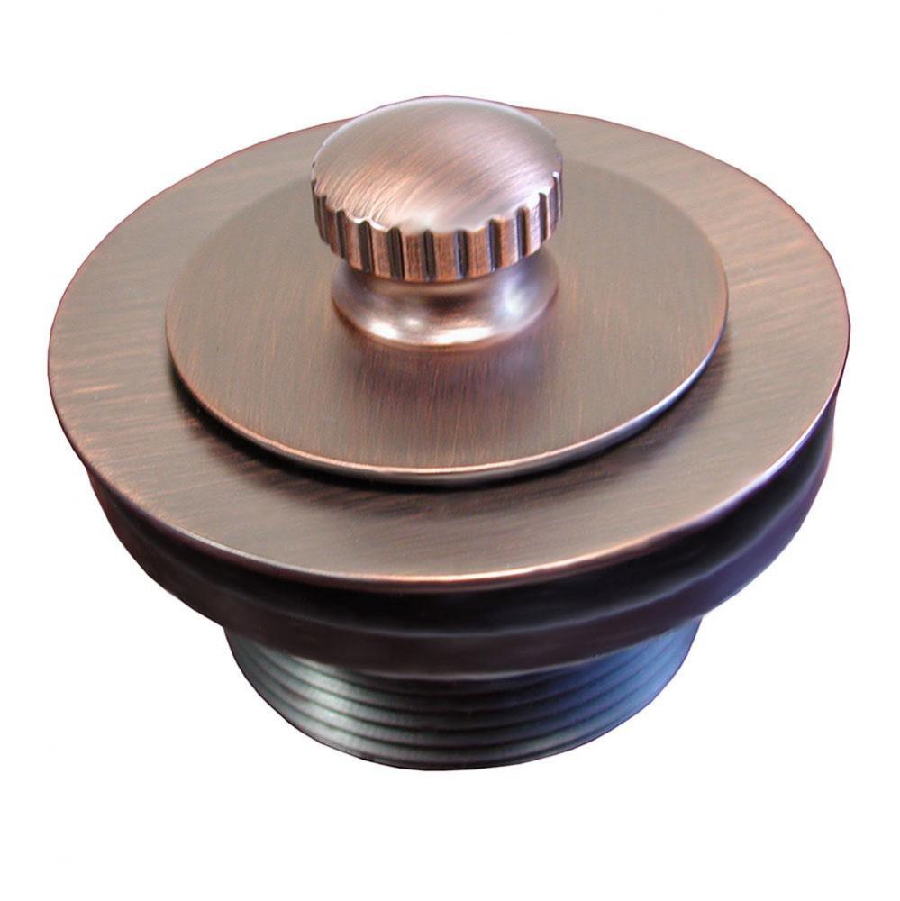 Old World Bronze Friction Lift Tub Drain