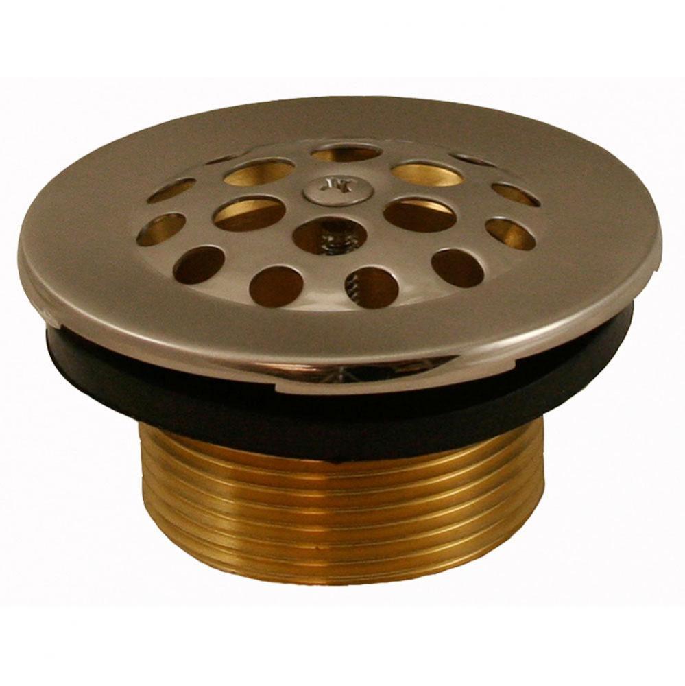 Brushed Nickel Trip Lever Body, Grid and Screw