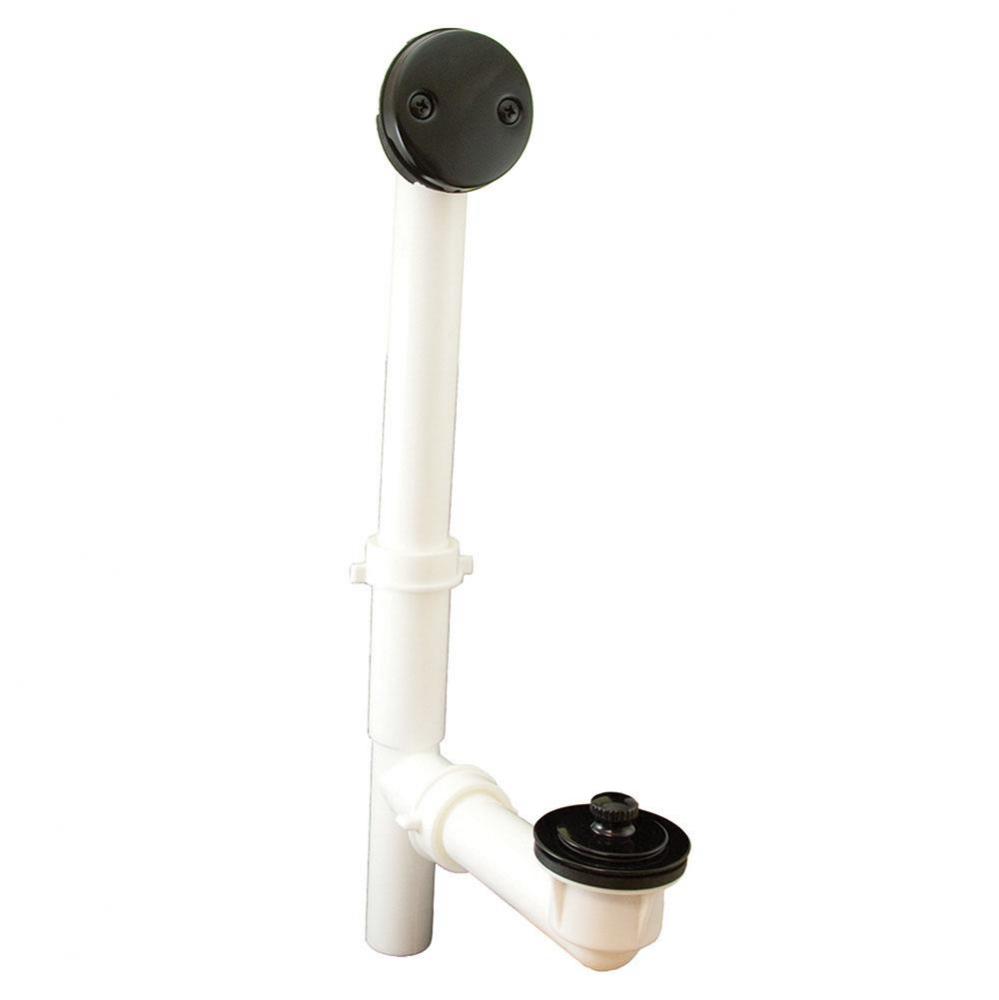 Black Two-Hole Tubular Friction Lift Full Kit