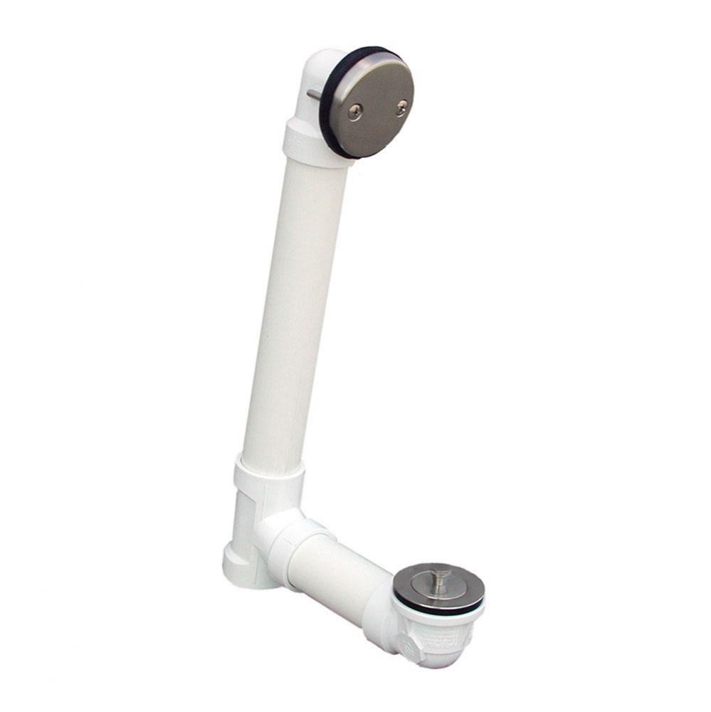 Polished Nickel Two-Hole Tubular Friction Lift Full Kit