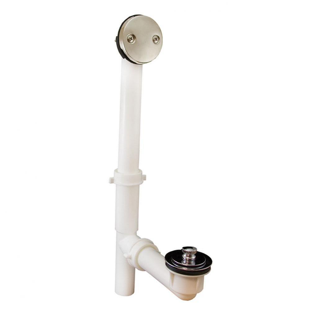 Polished Stainless Two-Hole Tubular Friction Lift Full Kit