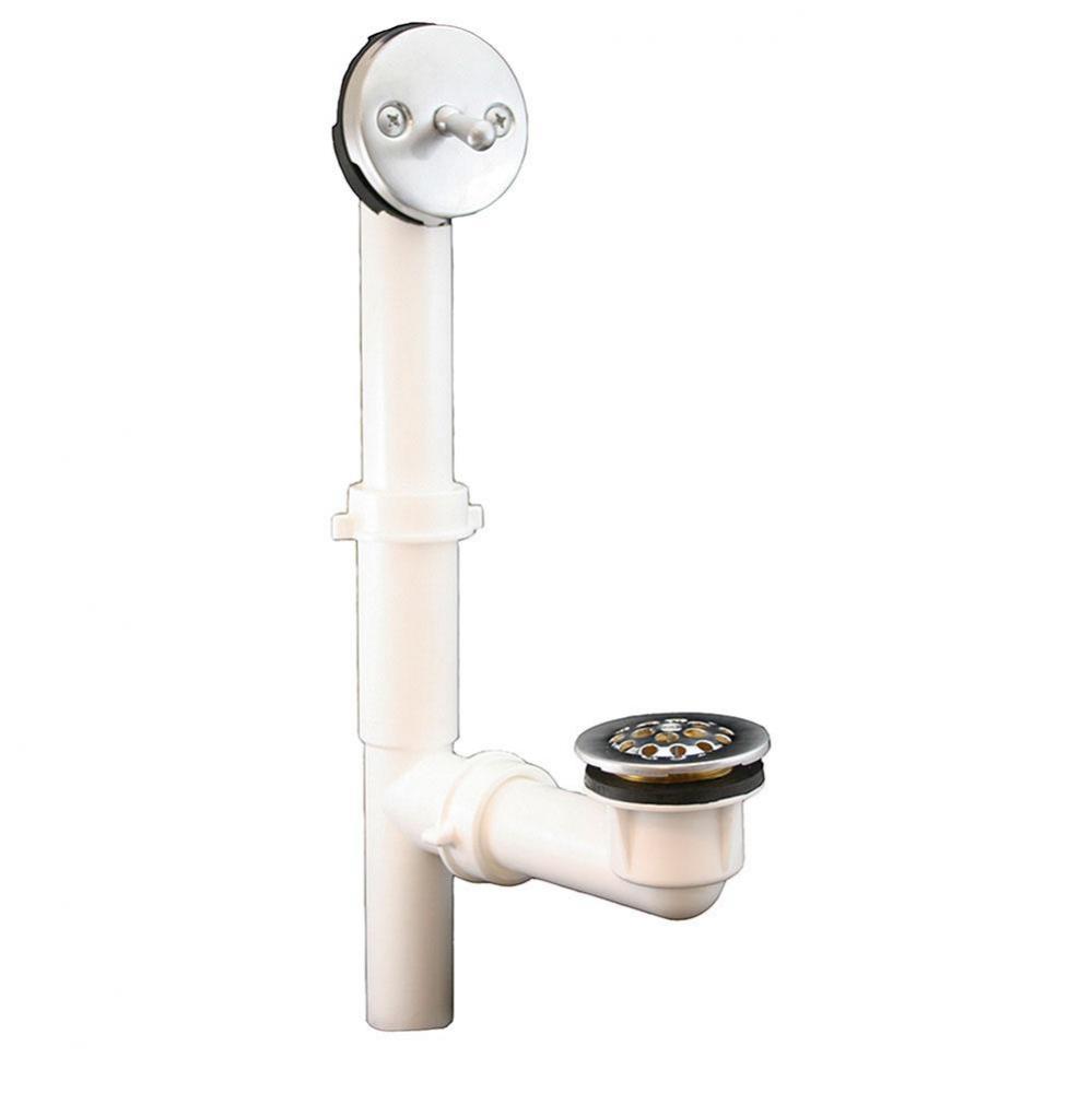 Brushed Stainless Tubular Trip Lever Full Kit