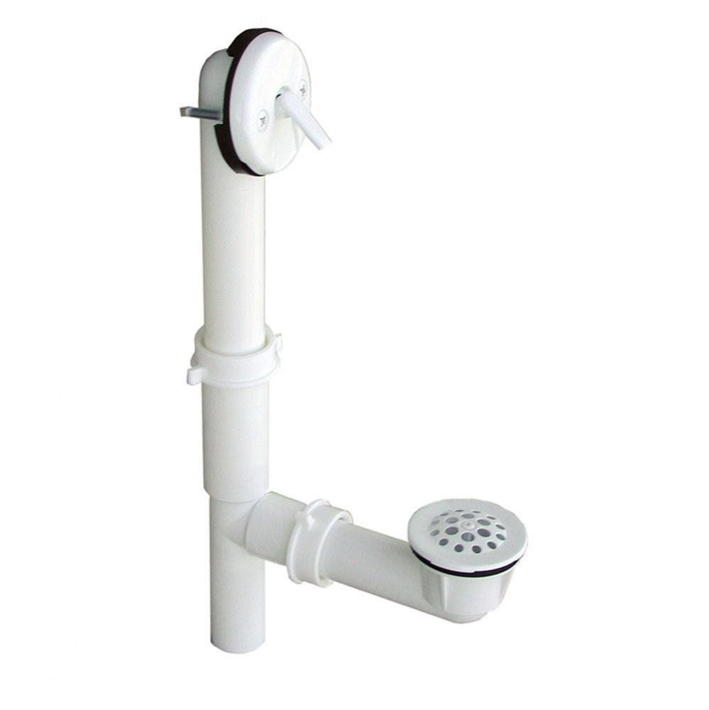 Polar White Tubular Trip Lever Full Kit