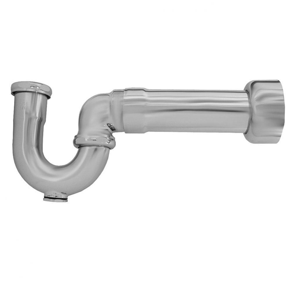 1-1/2'' Chrome Plated Sink Trap with ABS Adapter 17 Gauge