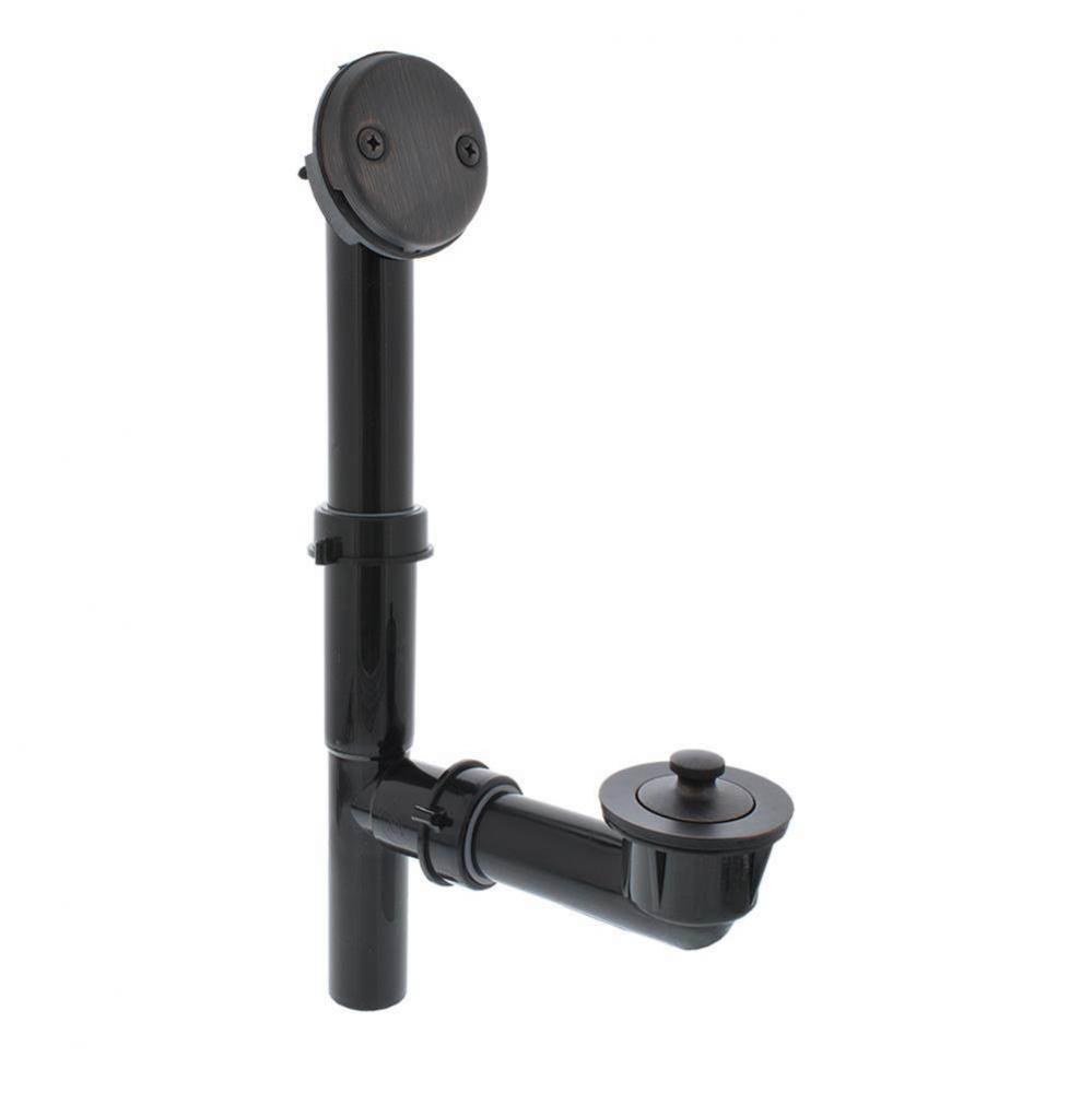 Old World Bronze ABS Two-Hole Tubular Lift and Turn Full Kit