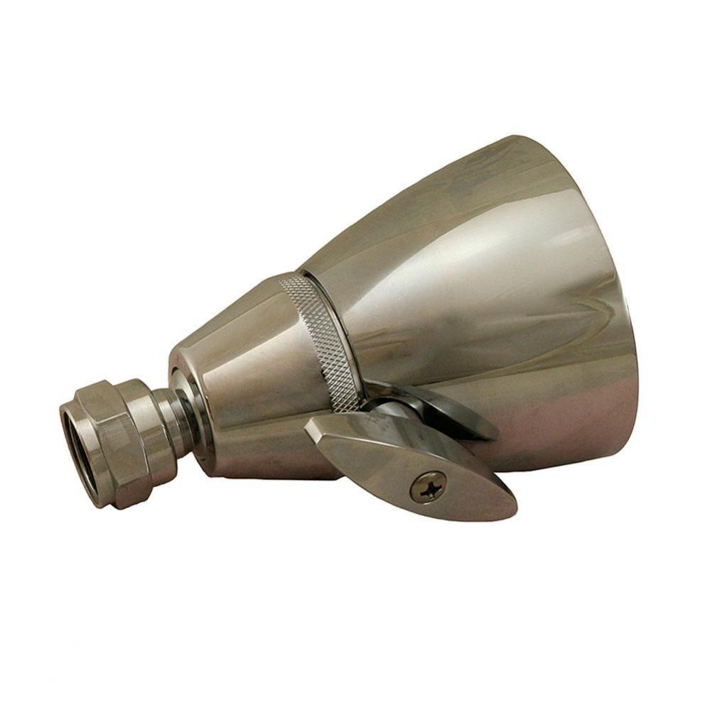 3 CP BRASS ADJ SHOWER HEAD