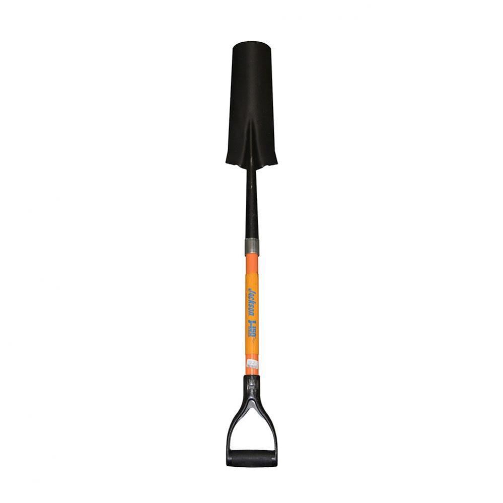 Fiberglass Handle Shovel, D-Handle, 16'' Drain Spade, AMES No.SFGD16