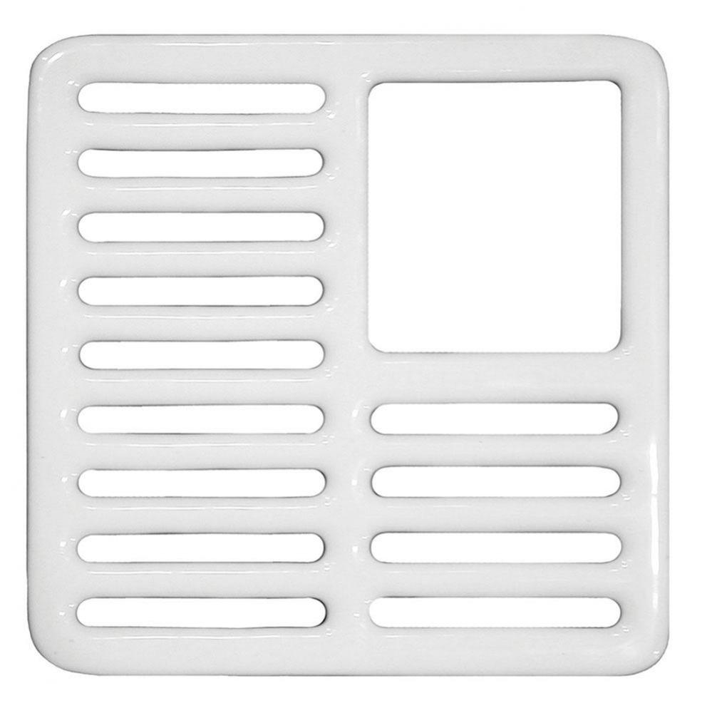 Three Quarter Top Grate for Porcelain Coated Floor Sinks