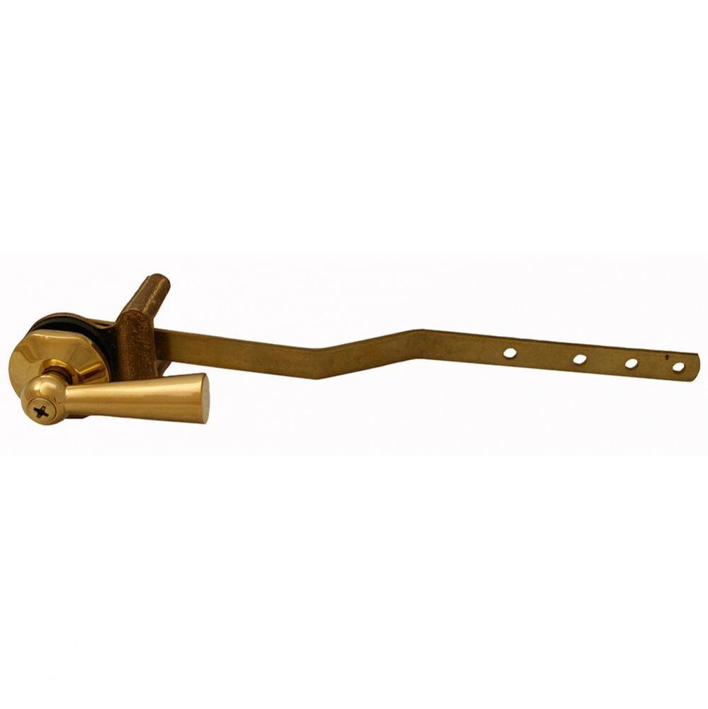 Polished Brass Universal Decorative Closet Tank Trip Lever