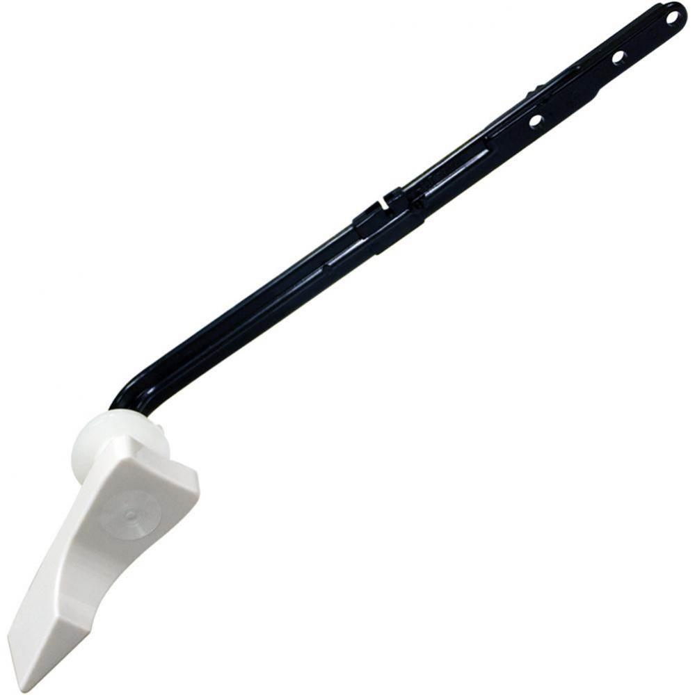 White Tank Trip Lever with Cut-to-Length Arm