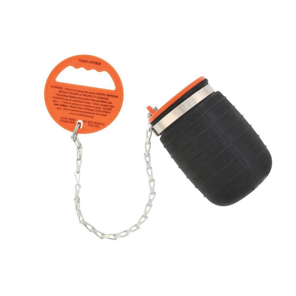 4'' Pressure Relief Pneumatic Test Plug with Chain