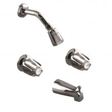 Jones Stephens 1854030 - Chrome Plated Two Handle Tub/Shower Faucet