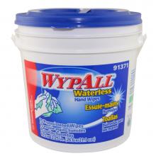 Jones Stephens B05002 - Wypall Waterless Hand Wipes, 12'' x 12'' x 75 sheets, 6 Tubs per Carton