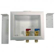 Jones Stephens B05841 - Washing Machine Box, Left Outlet Without Hammer Arrester, 1/2'' CPVC