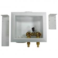 Jones Stephens B05853 - Washing Machine Box, Left Outlet Without Hammer Arrester, Single Lever, 1/2'' PEX