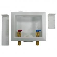 Jones Stephens B05940 - Washing Machine Box, Center Outlet Without Hammer Arrester, 1/2'' MIP/SWT