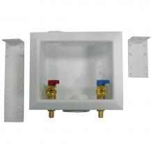 Jones Stephens B05942 - Washing Machine Box, Center Outlet Without Hammer Arrester, 1/2'' PEX