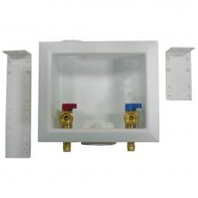 Jones Stephens B05944 - Washing Machine Box, Center Outlet Without Hammer Arrester, 1/2'' Expansion Style PEX