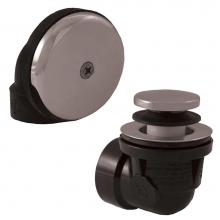 Jones Stephens B07013 - Schedule 40 ABS One-Hole Chrome Plated Toe Touch, Standard Half Kit - No Pipe, Tee or Elbow Includ