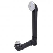 Jones Stephens B07033 - Schedule 40 ABS One-Hole Chrome Plated Toe Touch, Standard Full Kit - Includes Pipe and Tee